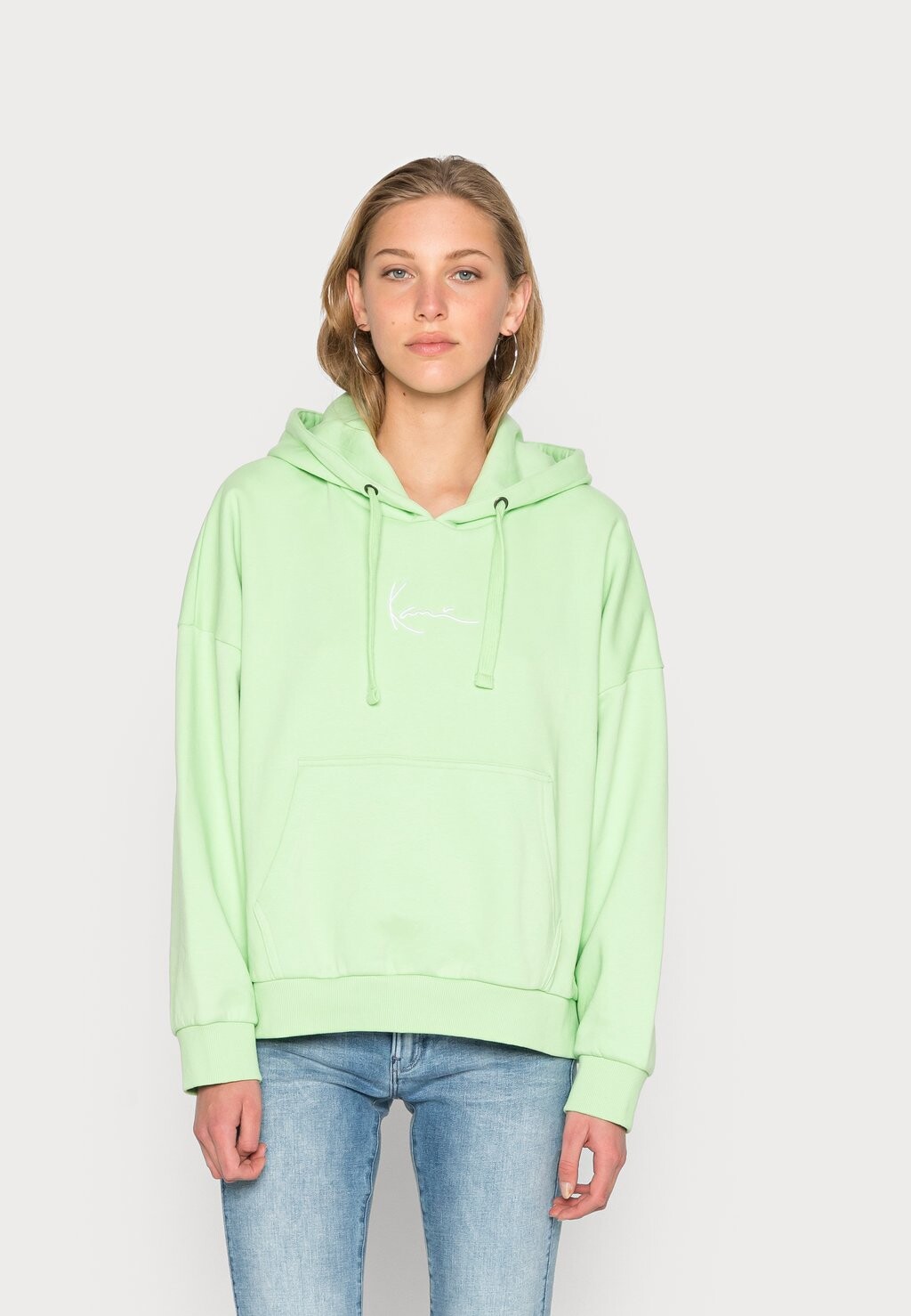 Толстовка SMALL SIGNATURE ESSENTIAL HOODIE Karl Kani, цвет mint