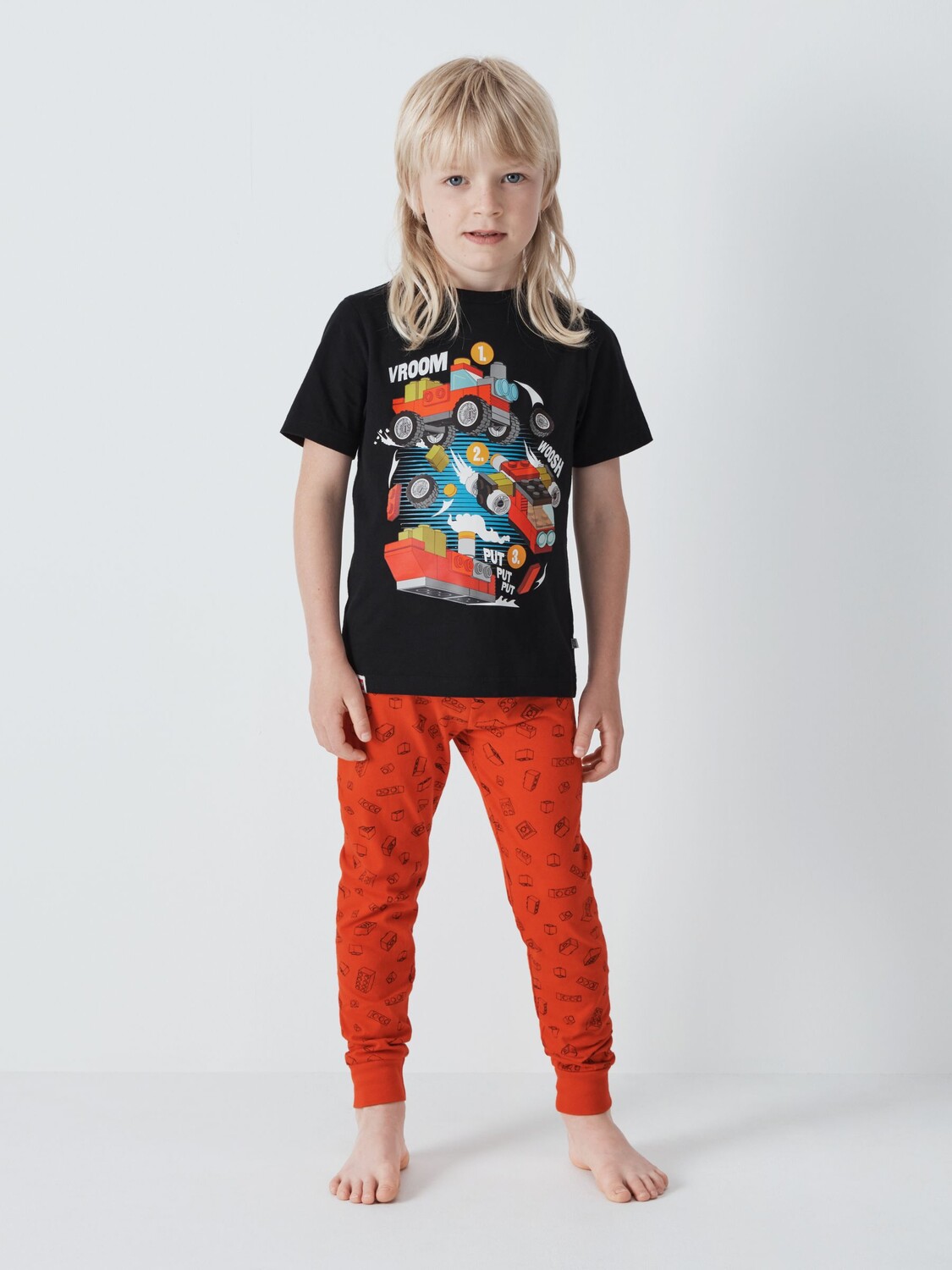 

Детская пижама Lego Iconic Brand Threads, красный/мульти