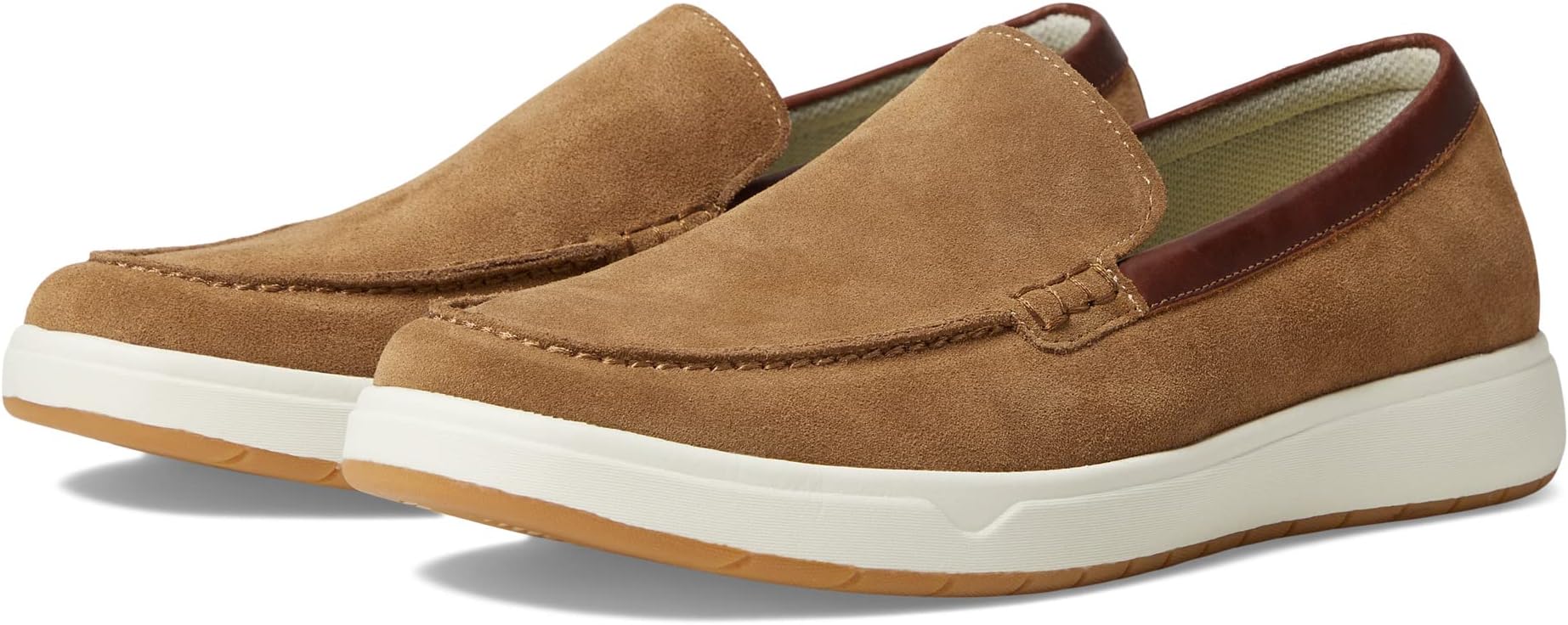 

Лоферы Heist Moc Toe Venetian Loafer Florsheim, цвет Mocha Suede