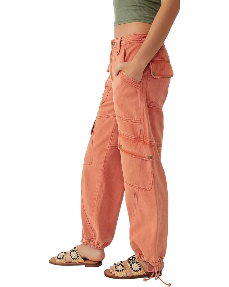 

Брюки Free People Come and Get It Utility Pants, цвет Spice Route