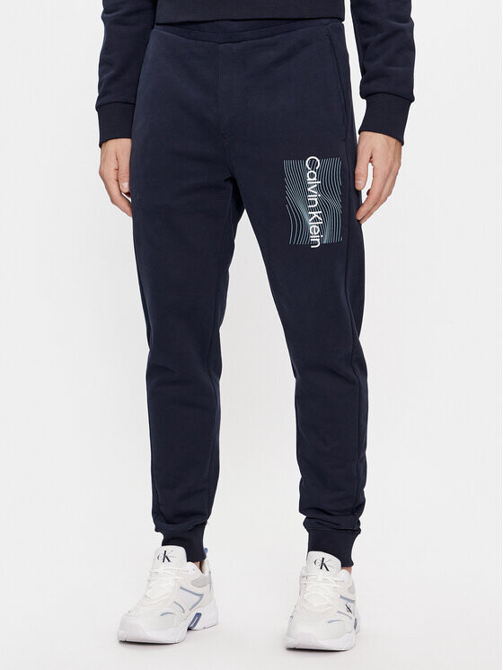 

Спортивные брюки стандартного кроя Calvin Klein, синий