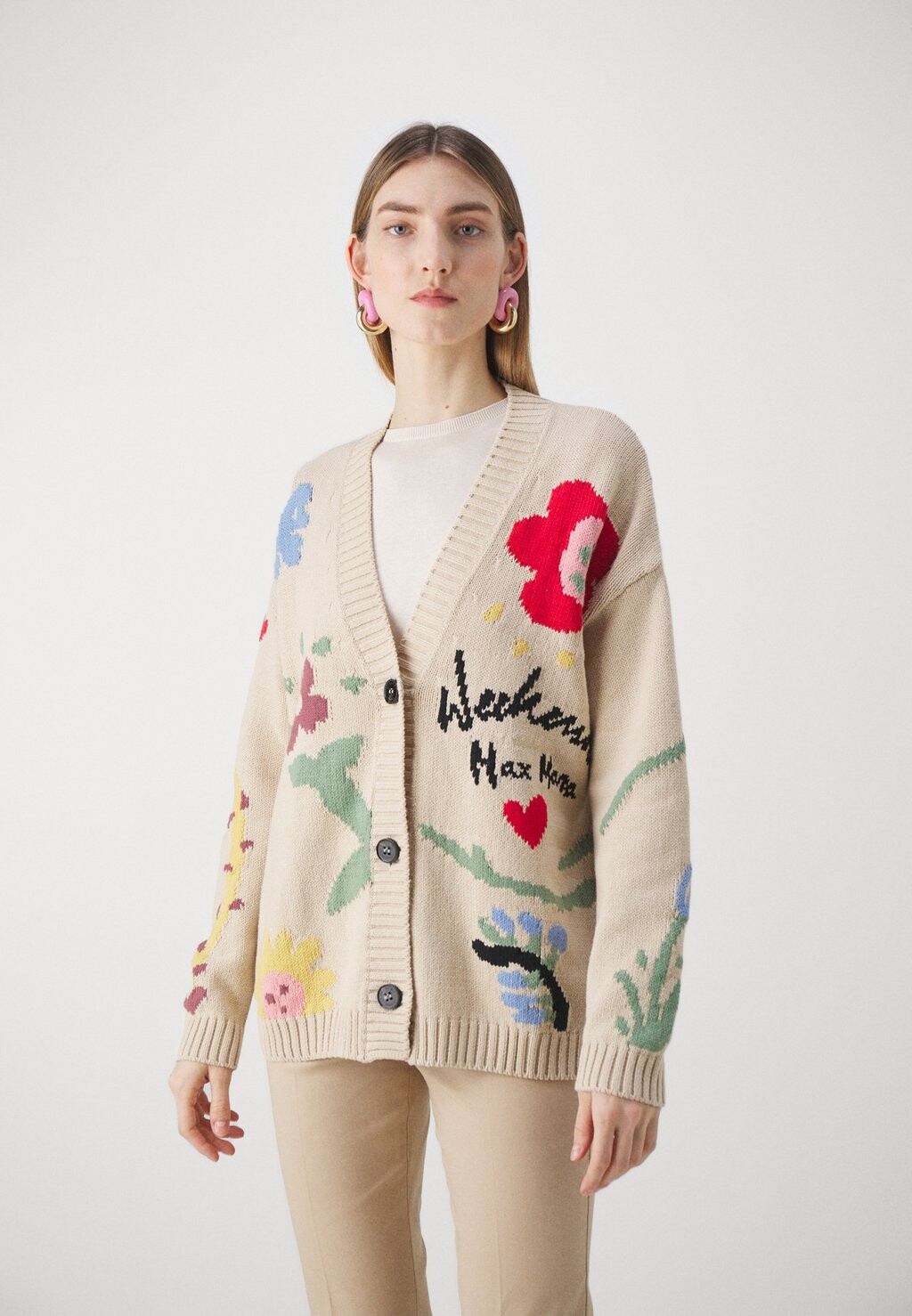 

Кардиган Estasi WEEKEND MaxMara, белый