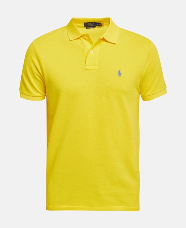

Рубашка-поло из пике Polo Ralph Lauren, неоново-желтый