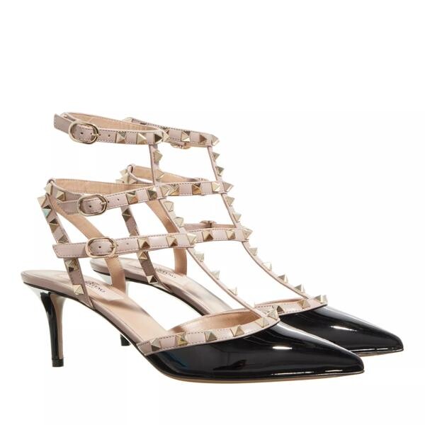 

Туфли ankle strap rockstud Valentino Garavani, бежевый