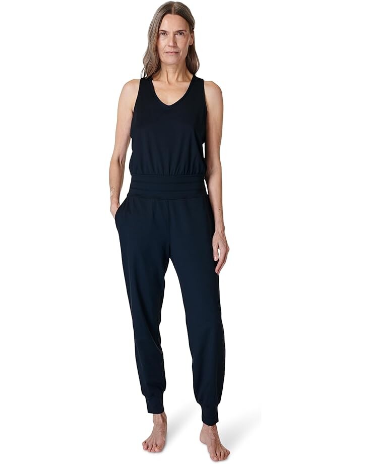 

Брюки Sweaty Betty Gaia Yoga Jumpsuit, черный