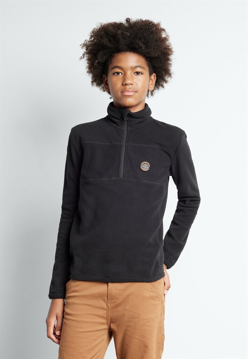 

Флисовый пуловер AKER HZ YOUTH Quiksilver, цвет true black