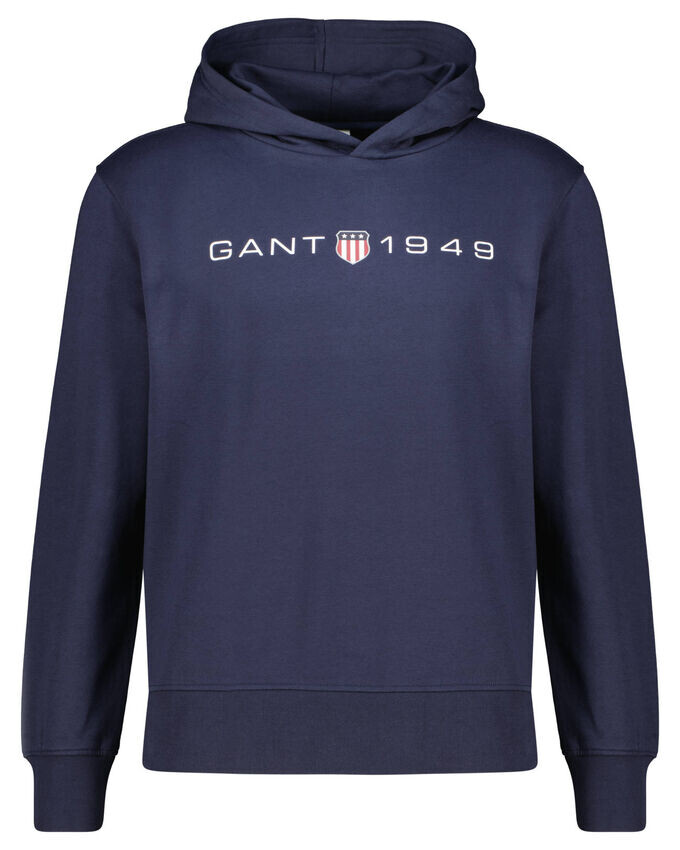 

Толстовка с капюшоном Gant, синий
