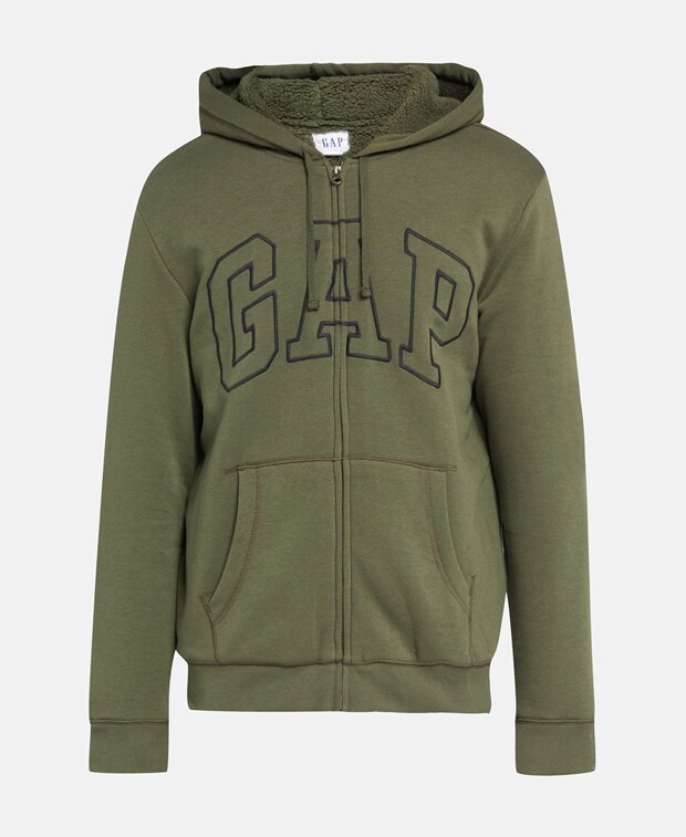 

Куртка на молнии Gap, хаки