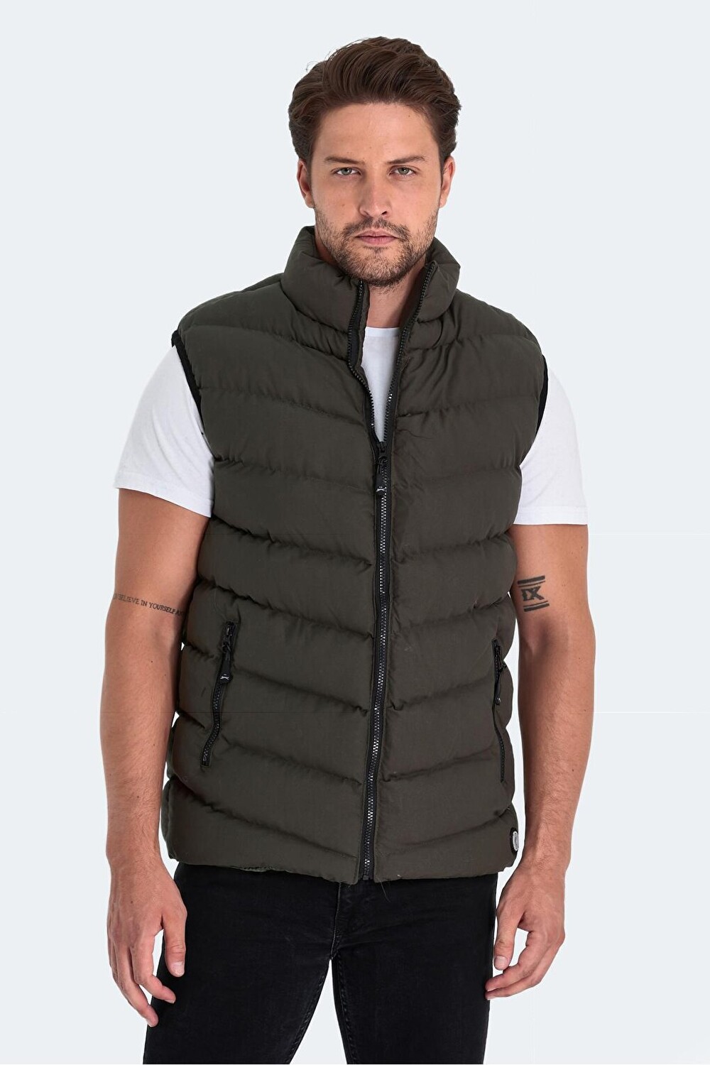 

HIDRO Мужской жилет хаки SLAZENGER