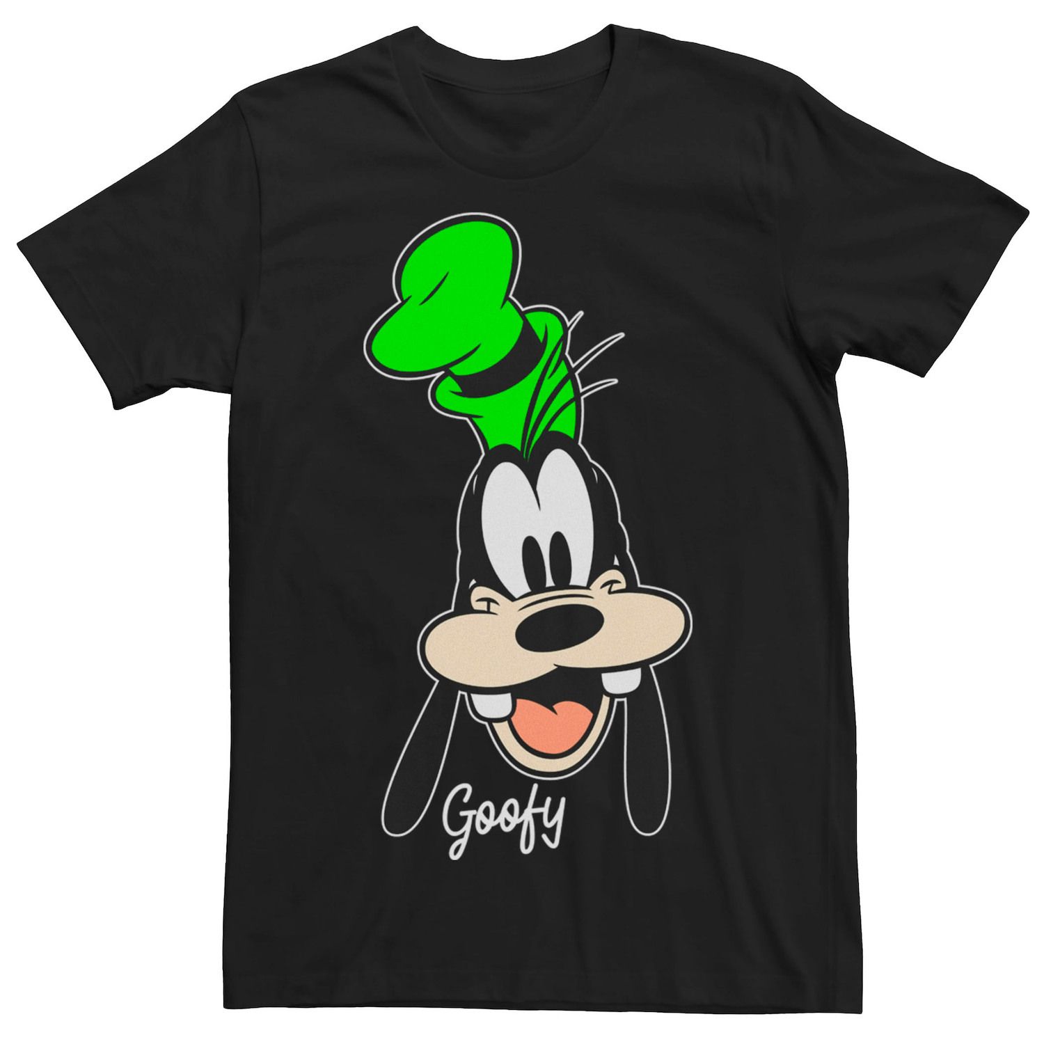 Мужская футболка с портретом Goofy Smiling Face Disney
