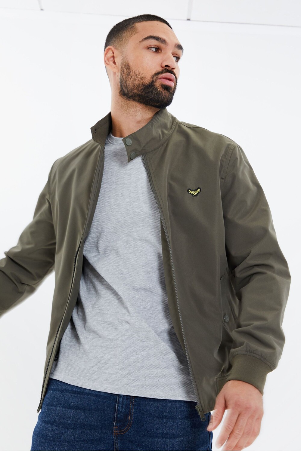 

Легкая куртка Harrington Threadbare, зеленый