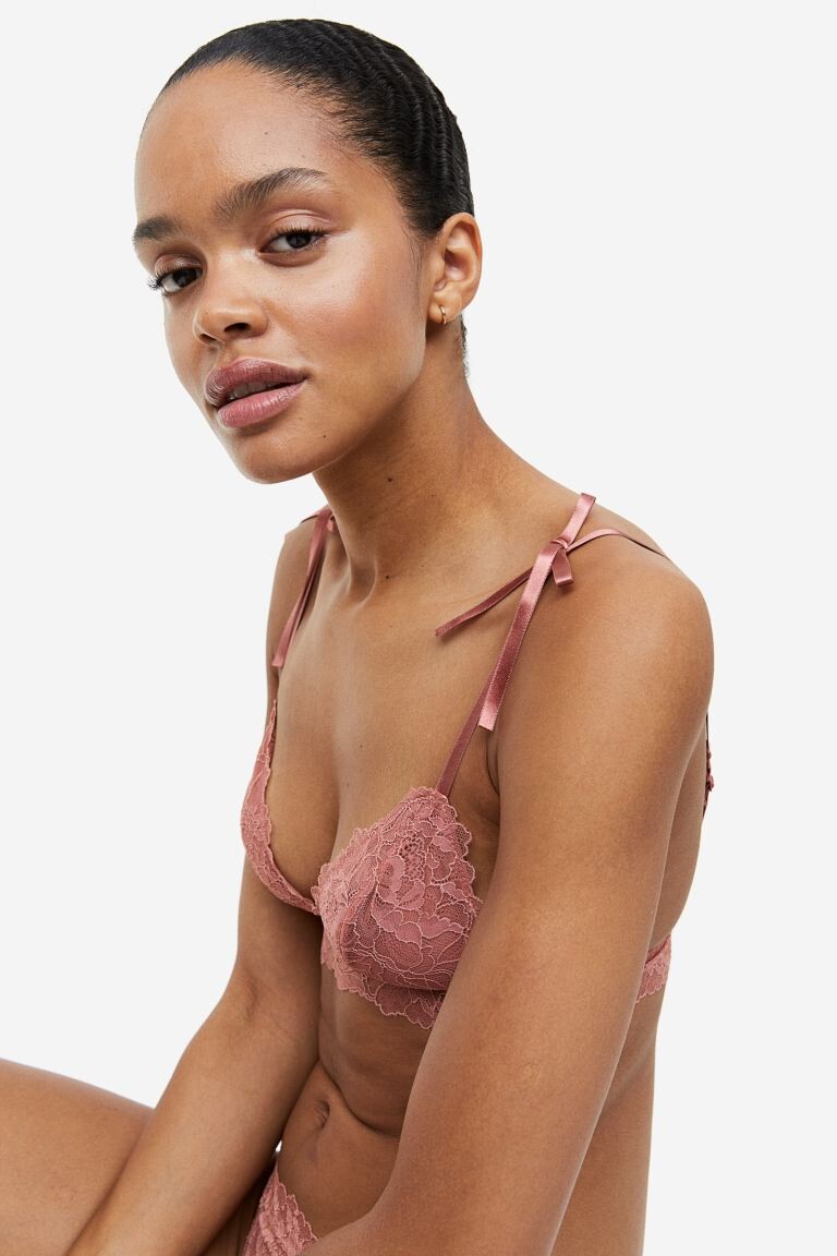 

Мягкий кружевной бюстгальтер H&M