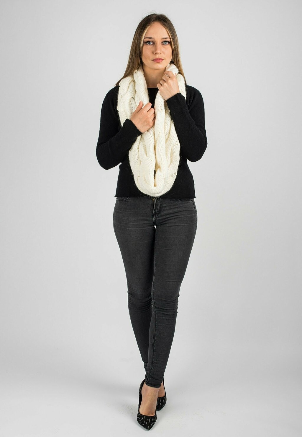 

Снуд Dalle Piane Cashmere, белый