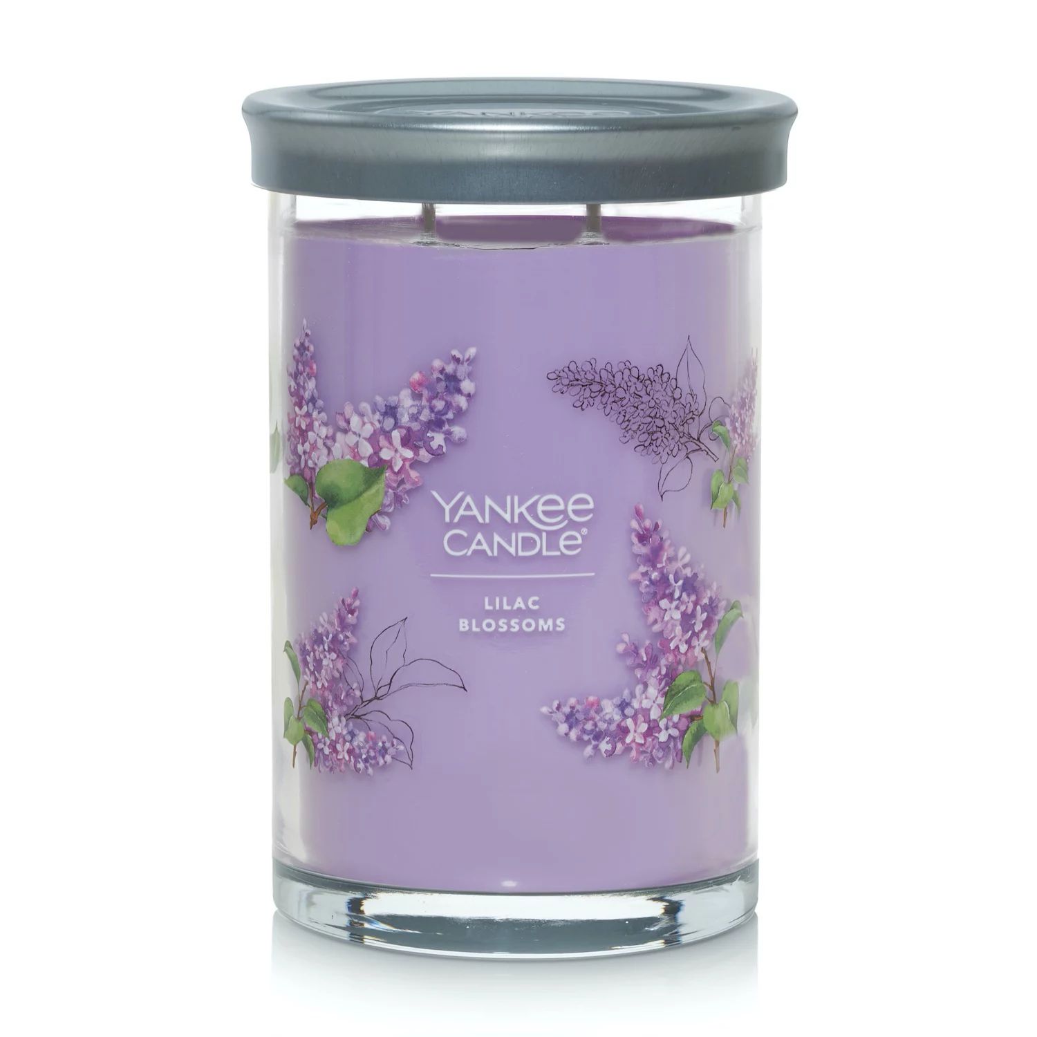 Yankee Candle Lilac Blossoms Signature стаканная свеча с 2 фитилями