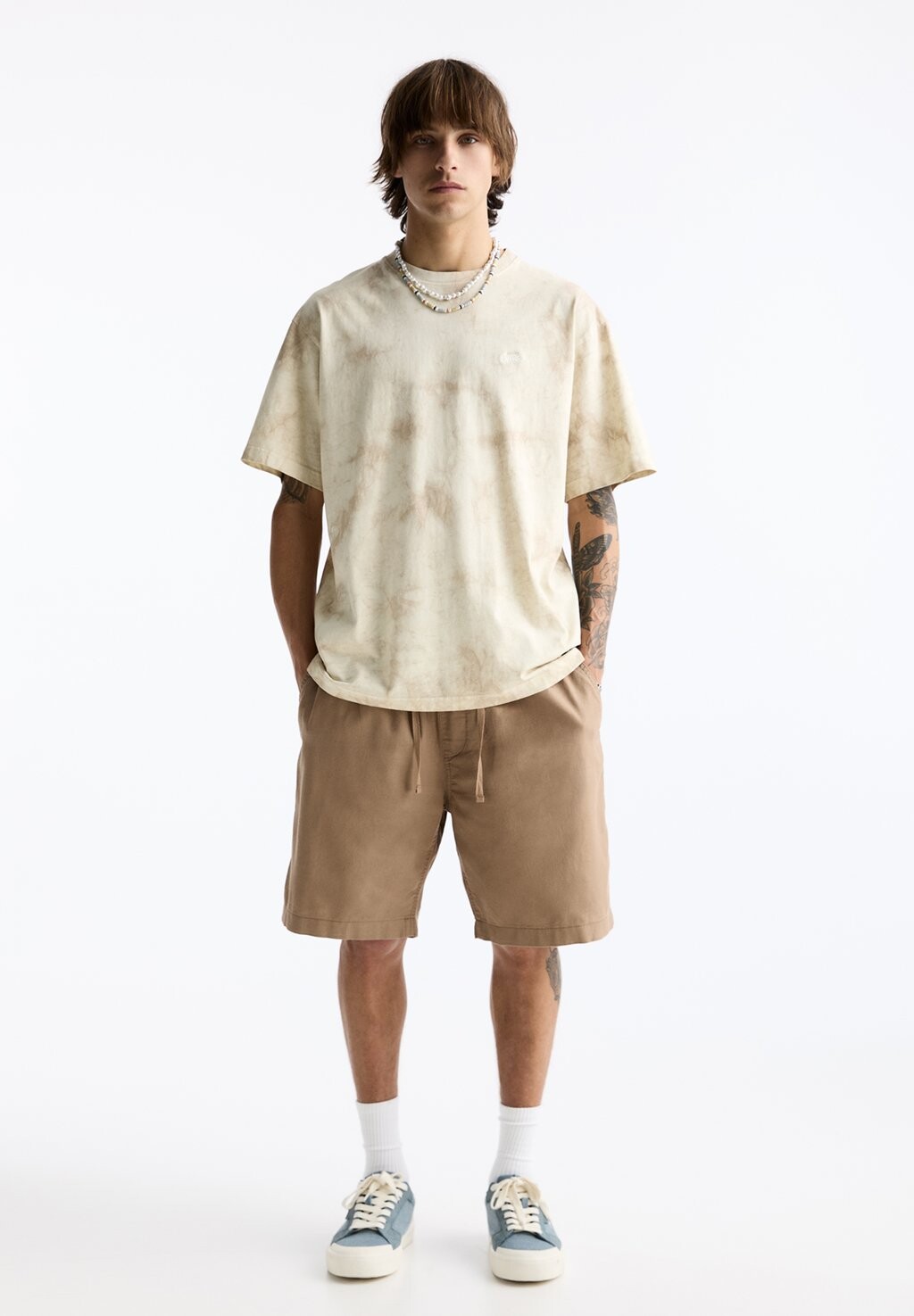 

Шорты BERMUDA PULL&BEAR, коричневый