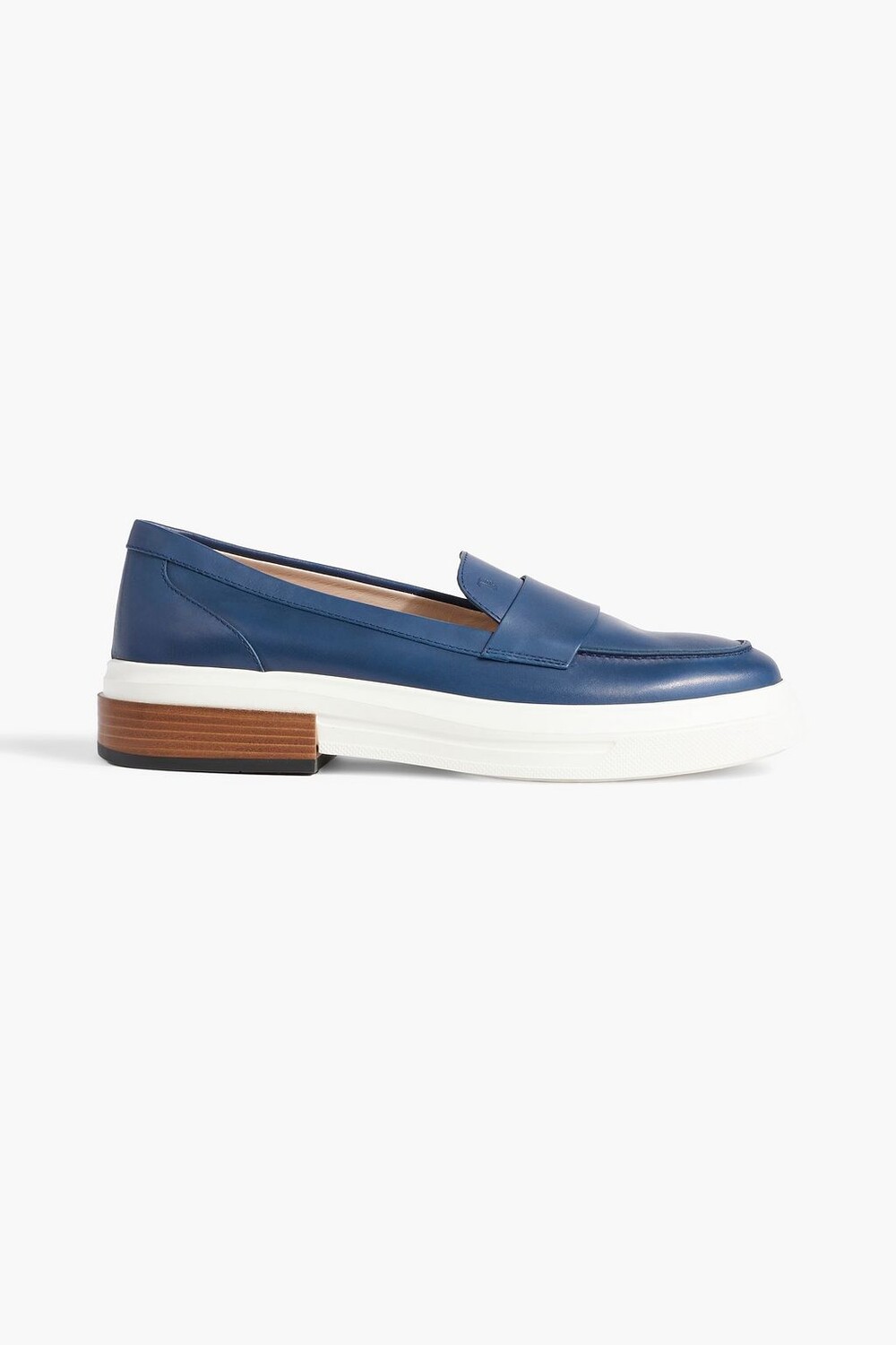 

Кожаные лоферы TOD'S, индиго