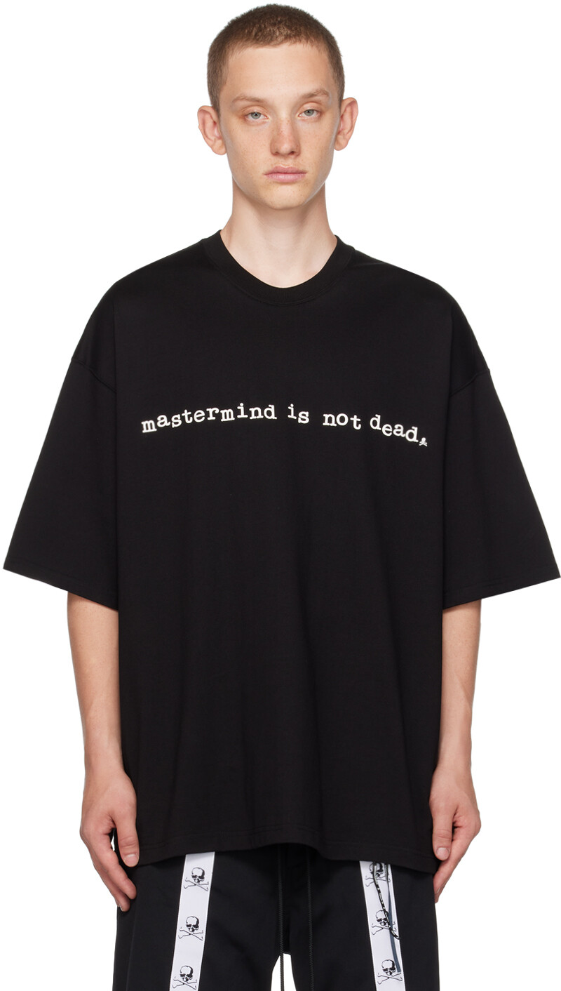 

Черная футболка с принтом mastermind JAPAN, Черный