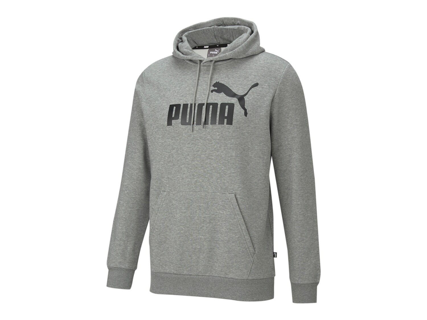 Толстовка мужская Puma ESS с большим логотипом, серый