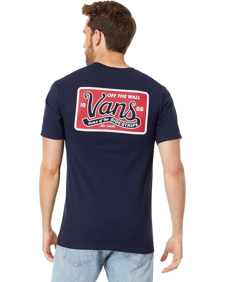 

Футболка Vans Home of the Sidestripe Short Sleeve Tee, темно-синий