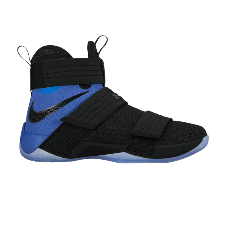 

Кроссовки Nike LeBron Soldier 10 SFG 'Black Blue', синий