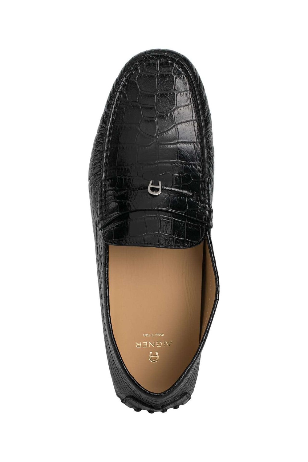 

Мокасины John 35D черные животные AIGNER