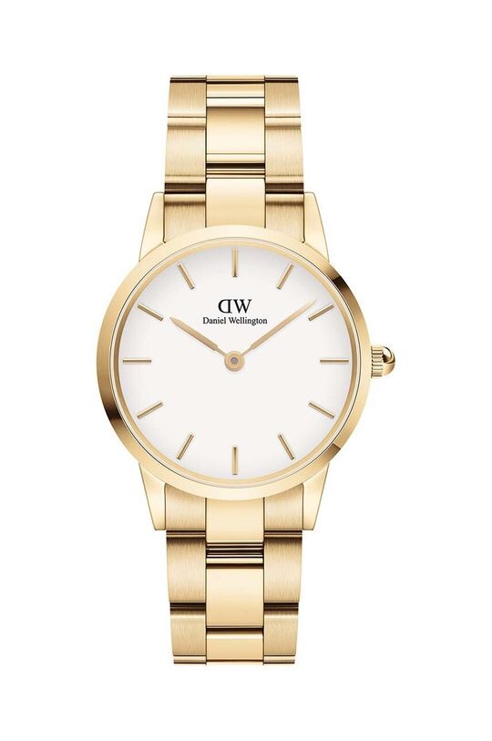 

Часы Iconic Link Белые Daniel Wellington, золотой