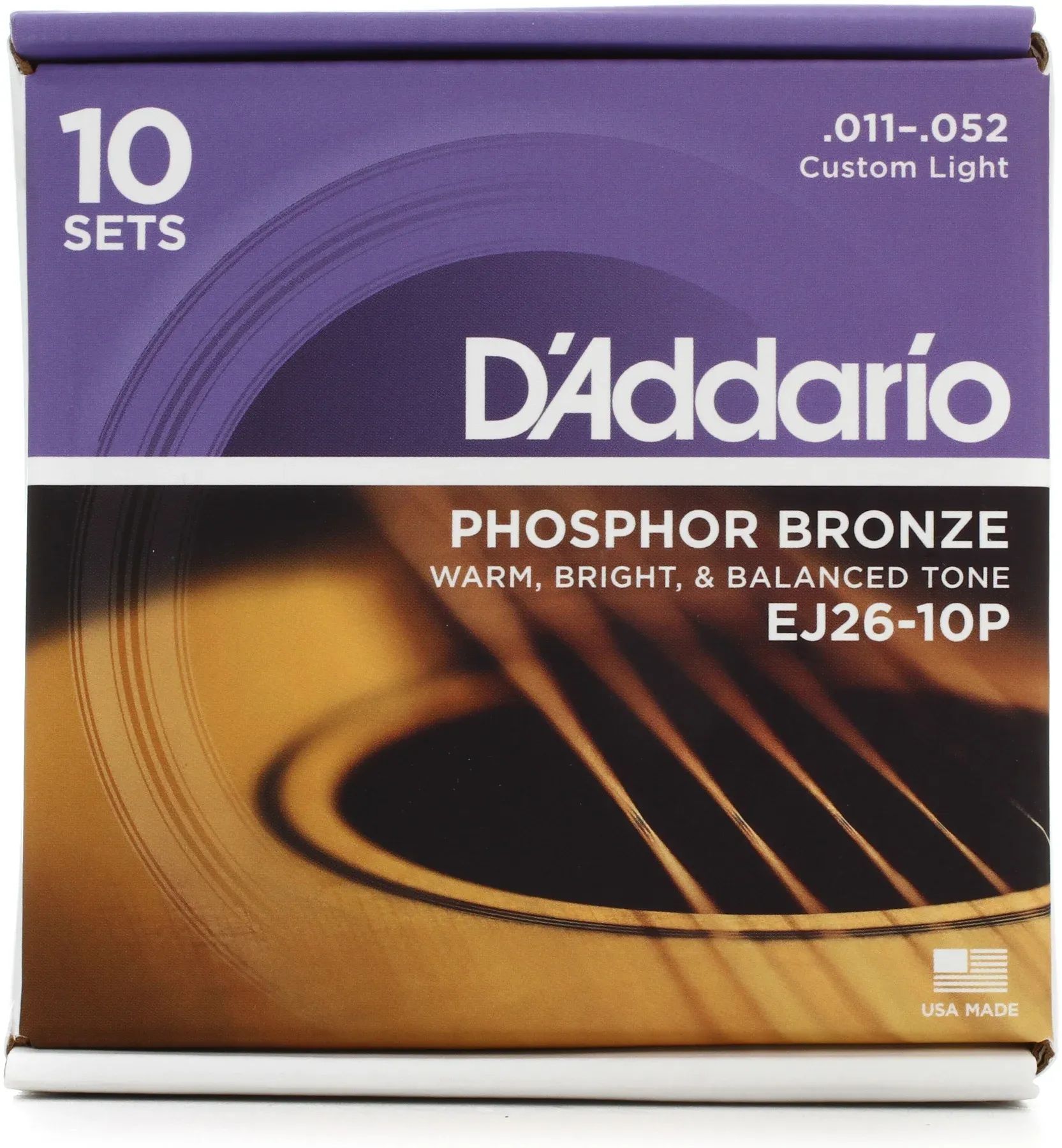 Струны для гитары даддарио. 11-52 D'Addario ej26 Phosphor Bronze. Струны для акустической гитары ej26 d'Addario Phosphor Bronze 11. Струны d'Addario 10. D'Addario 10-52 для акустической гитары.