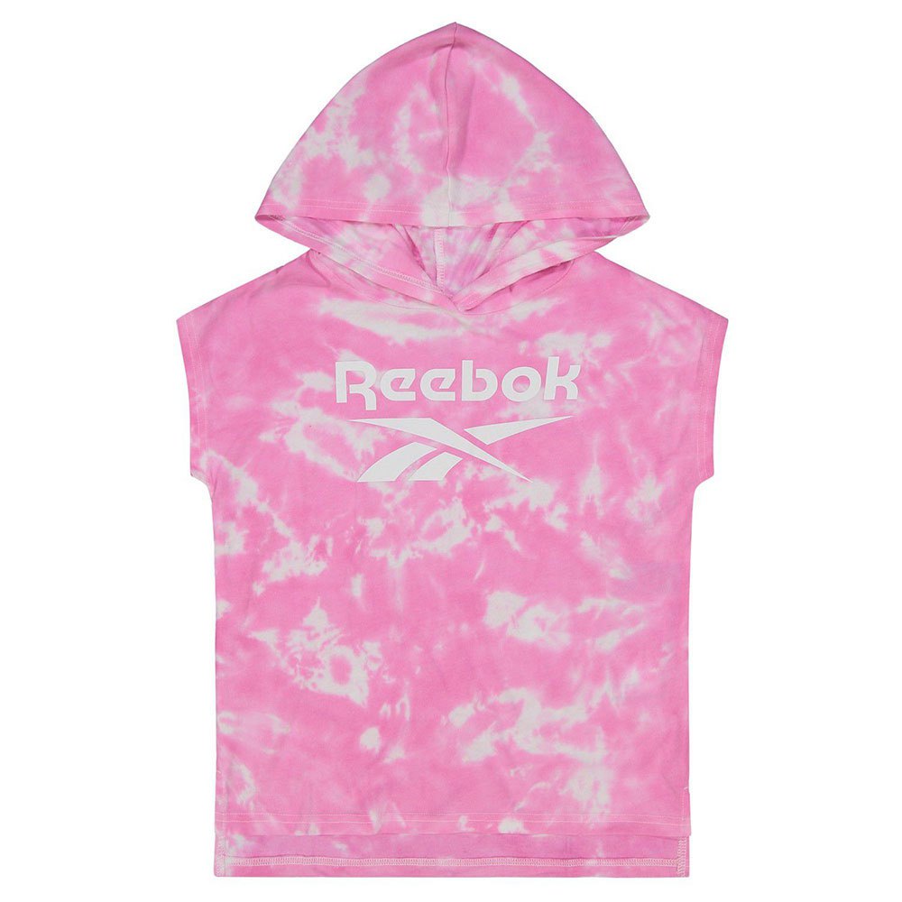 

Футболка с коротким рукавом Reebok Big Tie Dye, розовый