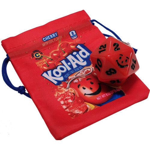 

Аксессуары USAopoly Premium d20: Kool-Aid (1) (w/ Pouch)