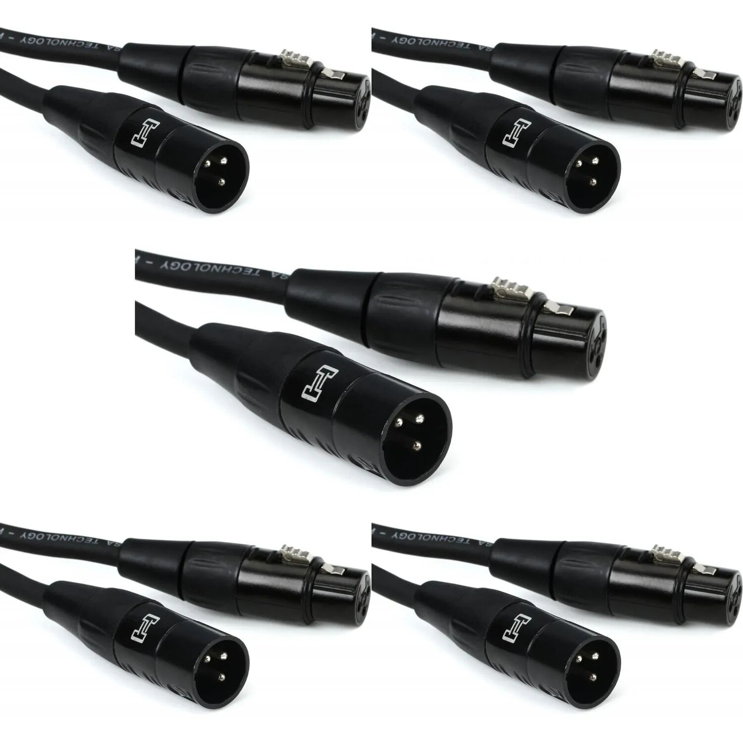 

Микрофонный кабель Hosa HMIC-020 Pro, 5 шт., длина 20 футов