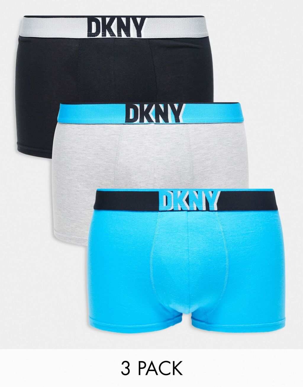 

Набор из трех плавок сине-серо-черного цвета DKNY Hoquaim