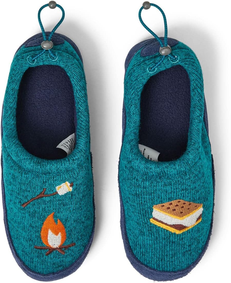 

Тапочки Sweater Fleece Slipper Motif L.L.Bean, цвет Teal Blue S'Mores