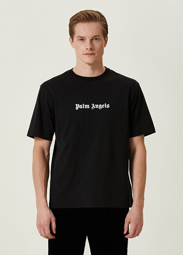 

Черная футболка с логотипом Palm Angels, Черный