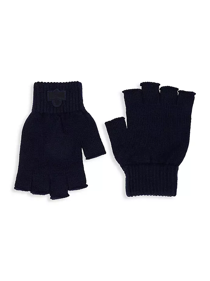 

Шерстяные перчатки без пальцев Blaise Isabel Marant, цвет midnight