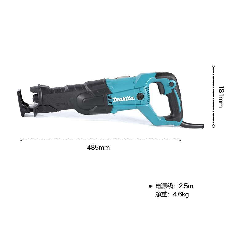 Сабельная пила Makita JR3061T 2.5 мм, 1250W