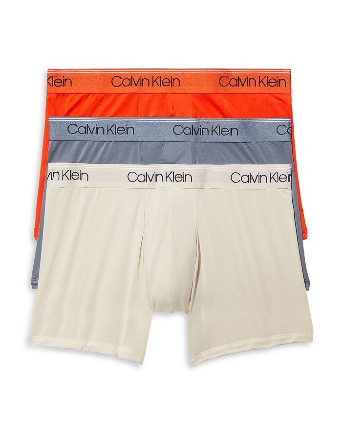 

Эластичные влагоотводящие трусы-боксеры из микрофибры, упаковка из 3 шт. Calvin Klein