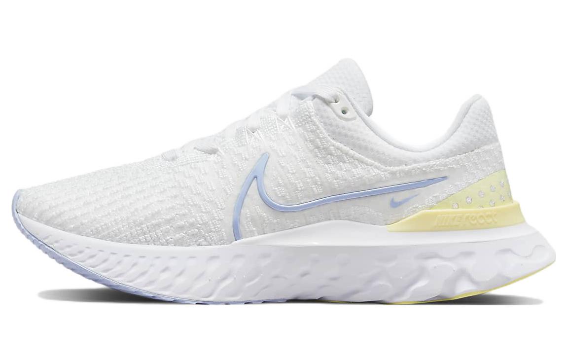 

Nike React Infinity Run Flyknit 3 White Violet Citron Tint (женские)