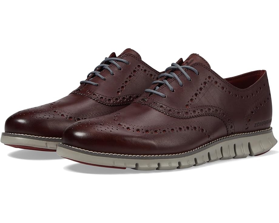 

Оксфорды Cole Haan Zerogrand Wing Tip Oxford, цвет Pinot/Paloma/Syrah