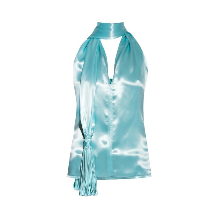 

Топ Bottega Veneta Scarf 'Pale Blue', синий