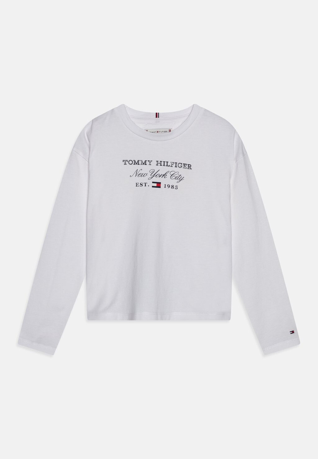 

Футболка с длинным рукавом Script Tommy Hilfiger, белый