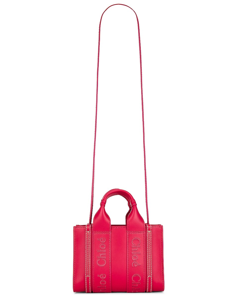 

Сумка кросс-боди Chloe Woody Mini Tote, цвет Fizzy Pink