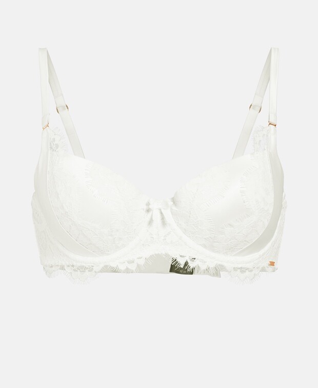 

Бюстгальтер на косточках, чашка BG Hunkemöller, белый