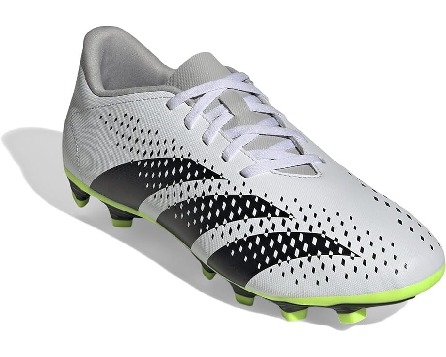 

Кроссовки Adidas Predator Accuracy.4 Firm Ground, цвет Footwear White/Core Black/Lucid Lemon 1