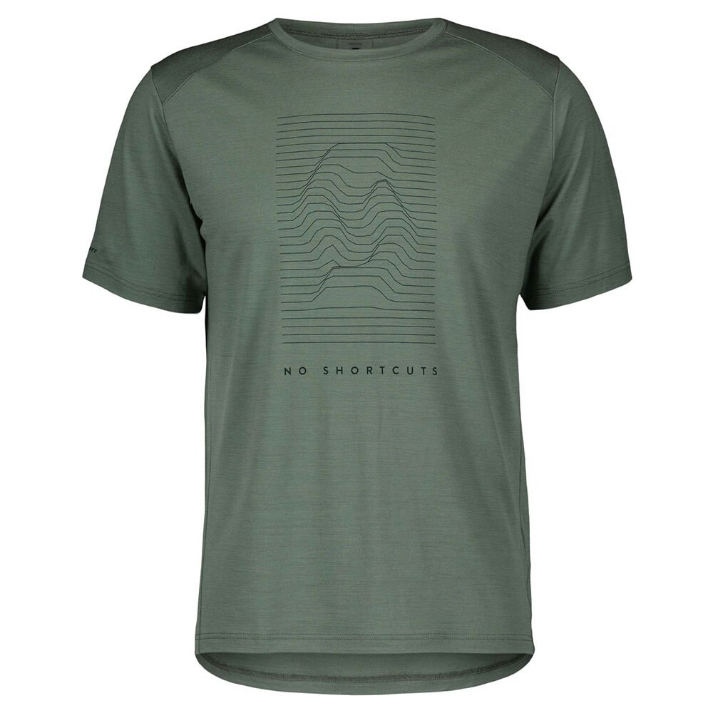 

Футболка с коротким рукавом Scott Defined Merino Graphic, зеленый