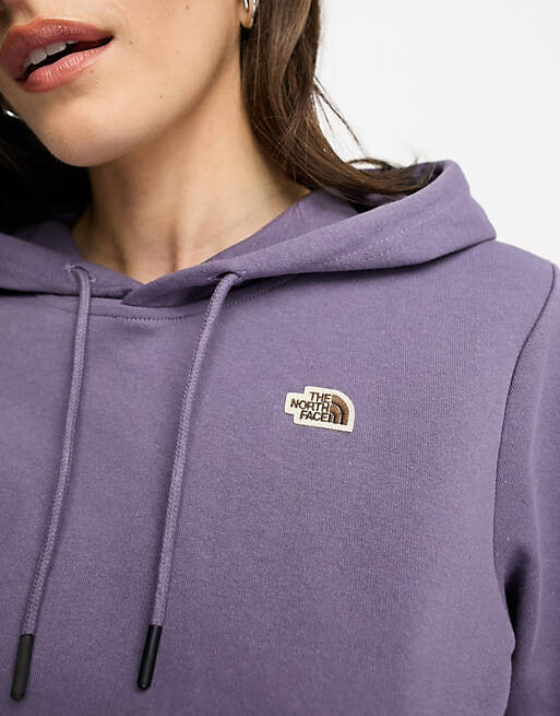 

Худи фиолетового цвета из флиса The North Face Heritage