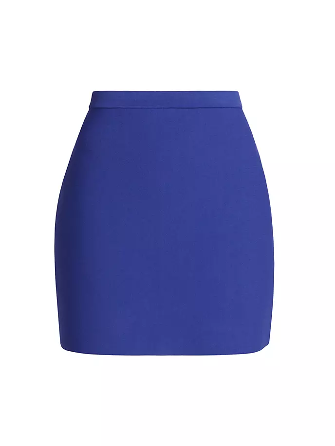 Структурированная облегающая эластичная мини-юбка Theory, цвет lupine
