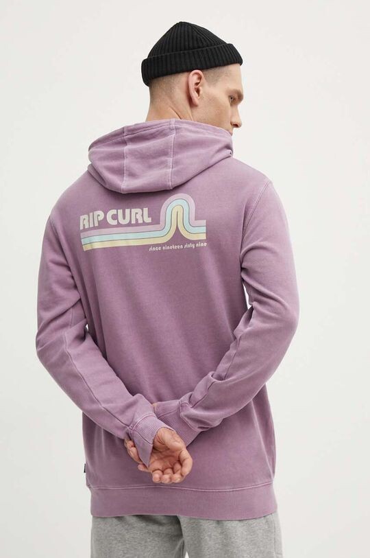 

Хлопковая толстовка Rip Curl, фиолетовый
