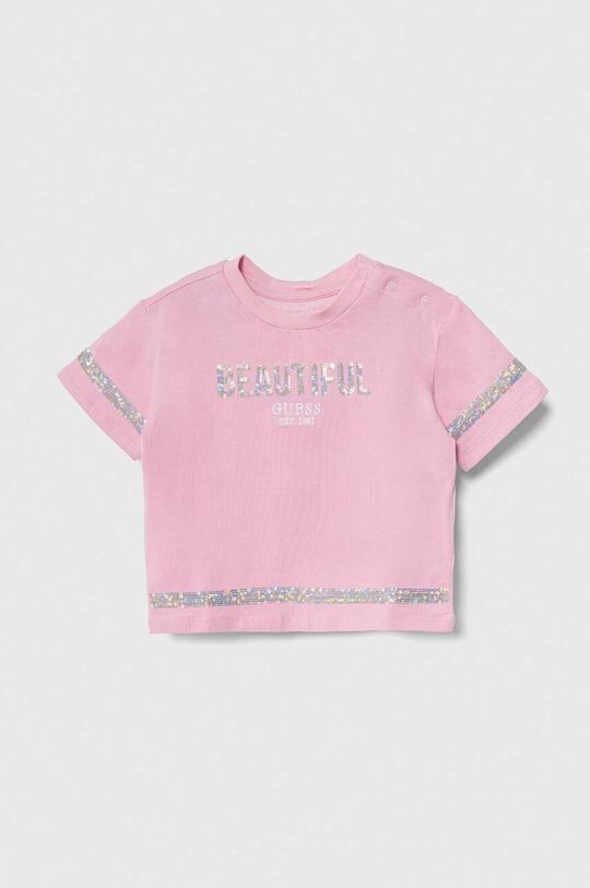 

Детская футболка Guess, розовый