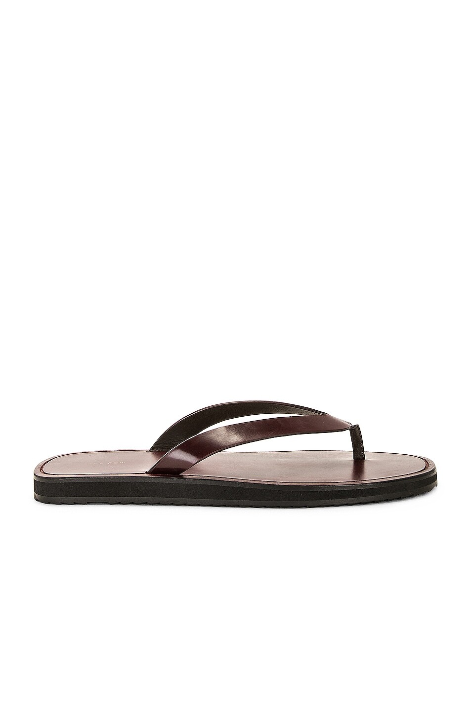 

Сандалии The Row City Flip Flop, цвет Bordeaux