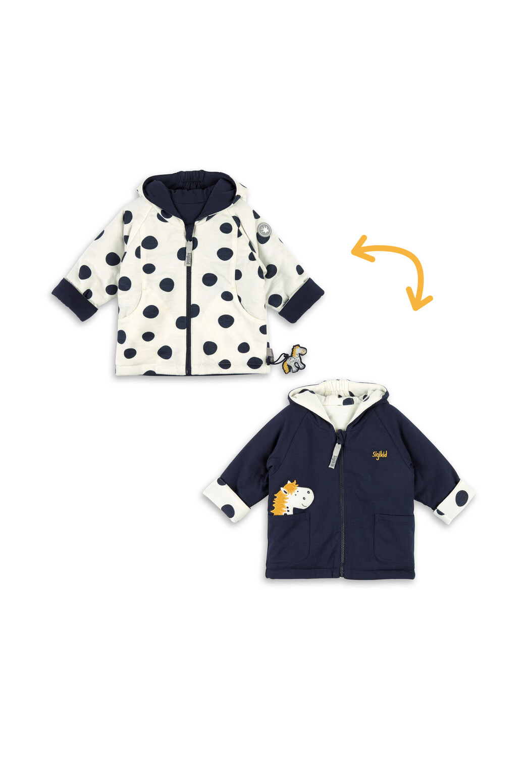 

Куртка Sigikid Wendejacke wattiert Summer Pony, белый